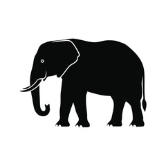 Elephant Silhouette Vector Art Collection  
