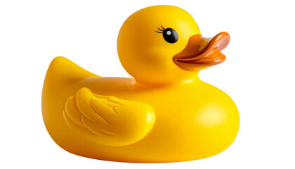 A realistic PNG of a cute toy duck with smooth, colorful finish.
Perfect for kids&rsquo; designs, nursery themes, baby products, and playful graphics