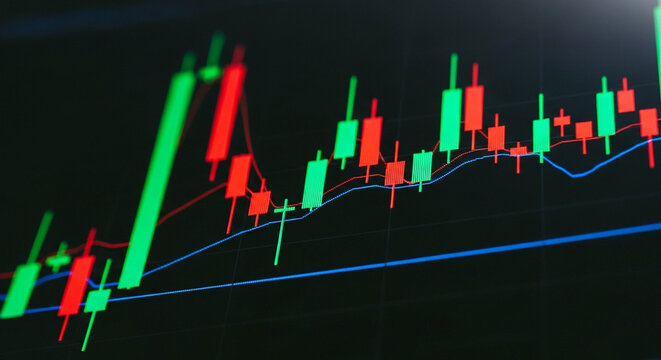 Candlestick Chart, Stock Market Data