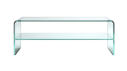 Minimal glass console table interior design furniture in modern living room stylish decor elegant environment