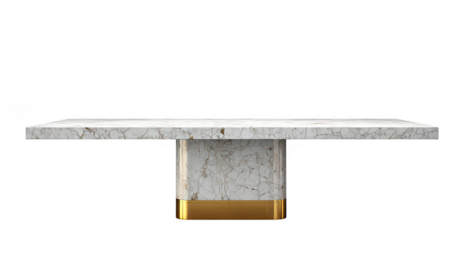 Modern minimalist marble dining table design interior furniture showcase elegant home environment stylish viewpoint