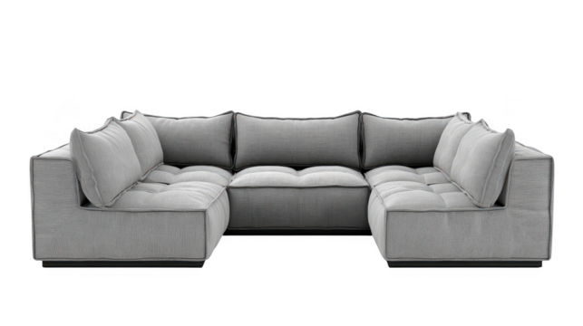 Contemporary modular sectional sofa for modern interiors indoor furniture living room minimalist design