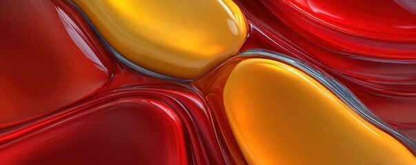 Colorful Abstract Shapes Blend Together in Vibrant Patterns Resembling Liquid Art