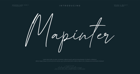 Elegant Font Uppercase Lowercase and Number. wedding font, Classic Lettering Minimal Fashion Designs. Typography modern serif fonts regular decorative vintage concept. vector illustration