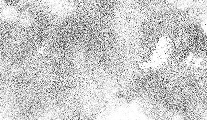 Grainy Black and White Abstract of Dispersed Speckles and Blended Grey Tones, Evoking Noise, Smoke, or a Textured Sky Effect.