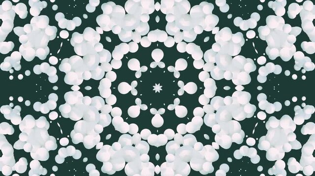 Stunning abstract 3D mosaic kaleidoscope featuring geometric patterns and ornamental backgrounds designed for motion graphics, marketing campaigns, and visual storytelling