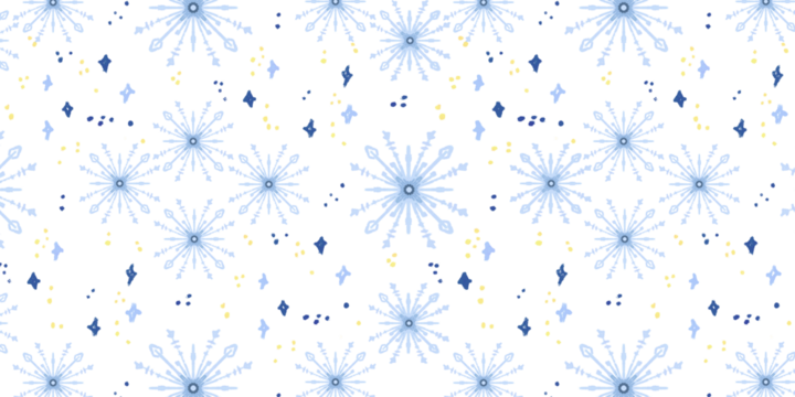 seamless pattern with snowflakes