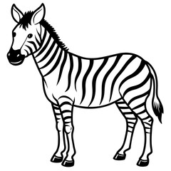 Clean Zebra Vector 