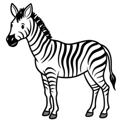 Clean Zebra Vector 