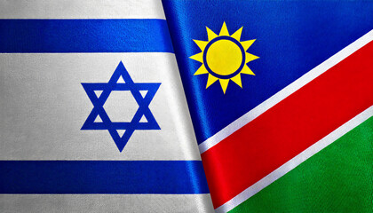 イスラエルの国旗とナミビアの国旗(Israel Flag & Namibia flag.)
