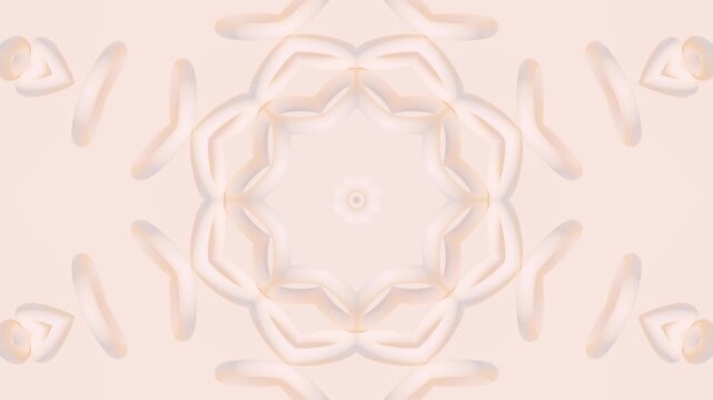 Hypnotic abstract 3D kaleidoscope animation with vibrant geometric mosaic patterns and flowing ornamental backgrounds tailored for video content creators and designers
