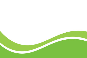 abstract green wave background