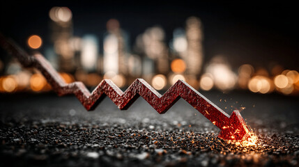 Economic slide forces price sensitivity, demand drop, supplier cost shifting, rent inflation, wage pressures, interest rate burdens, delayed contracts, tight budget control, survival mode.