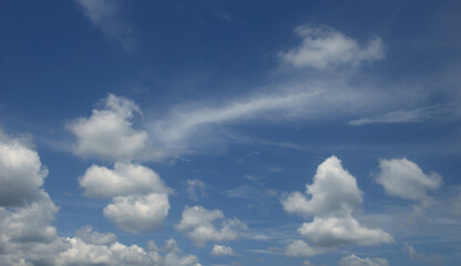 Blue sky white clouds