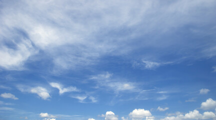 Blue sky white clouds