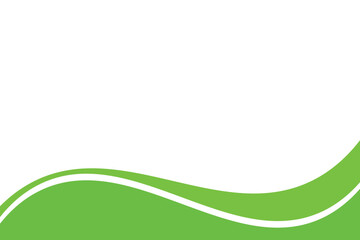 abstract green wave background