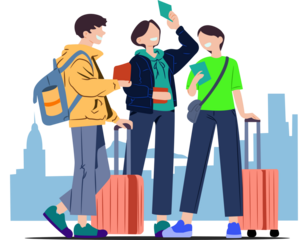 Group of Students Standing Together