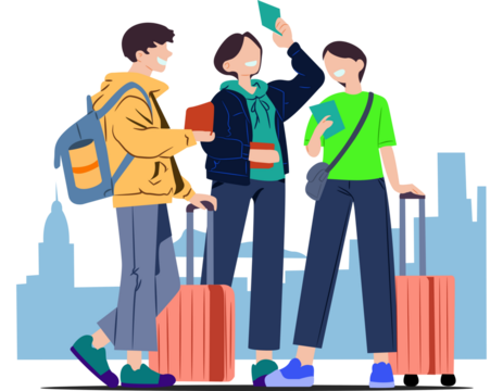 Group of Students Standing Together