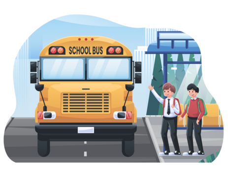 back to school bus