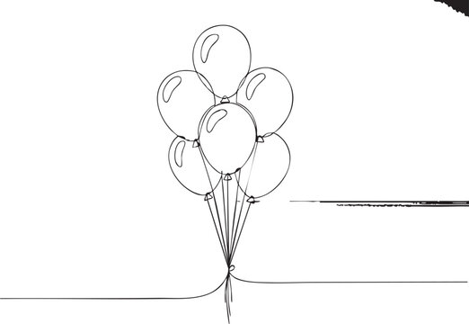 Dreamy getaway with white balloons floating above turquoise ocean on sunny day perfect for vacation ads or summer promotions