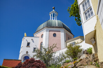 The domed pantheon in Portmerion.