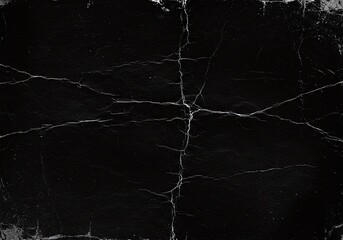 Abstract Background: Dark, Crumpled Cardboard Surface with Heavy Folds and High Detail