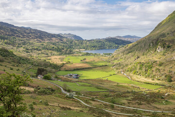 A beautiful valley in Snowdonia National Park.
