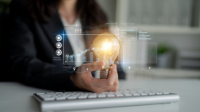 High-tech data visualization dashboard for analytics and performance tracking, including data visualization, trend, data report, and data chart. Latch - Powered by Adobe