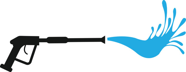 pressure washing gun silhouette icon