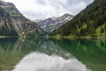 mountain lake in the Bavarian Alps