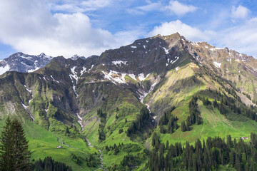 landscape in the Austrian Alps