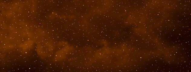 Stars in the night. Dark brown galaxy space background. Starry night sky. New Year, Christmas and Celebration backgrounds concepts. © Maliflower73