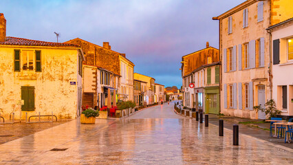 Ré island in french atlantic ocean