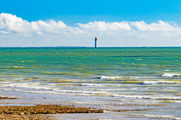 Ré island in french atlantic ocean