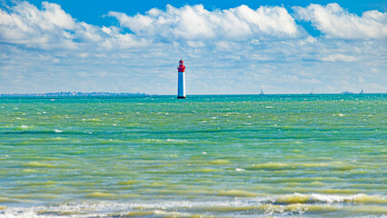 Ré island in french atlantic ocean