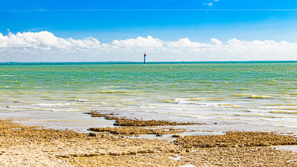 Ré island in french atlantic ocean