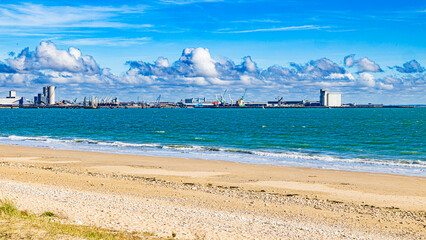 Ré island in french atlantic ocean