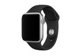 Smartwatch digital modern wearable technology device on transparent background