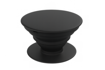 Black collapsible phone grip holder expanding accessory