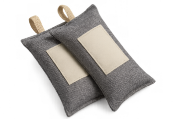 Charcoal bags absorbing odors and purifying air