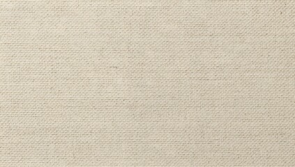 Cream woven fabric textile texture background, light natural linen material