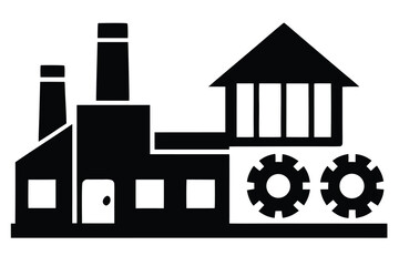 production process vector icon silhouette
