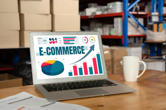 E-commerce data software provide modish dashboard for sale analysis to the online retail business - Powered by Adobe
