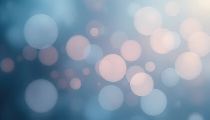 Soft frozen polka dots create dreamy atmosphere with gentle hues and blurred edges