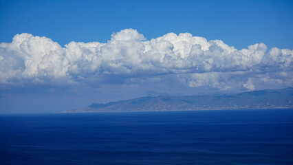 Fototapeta premium blue sky and clouds