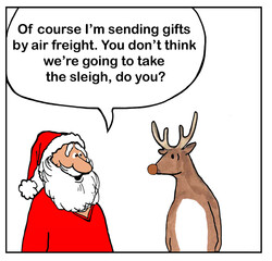 Gifts go by air freight