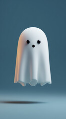 3d cute ghost