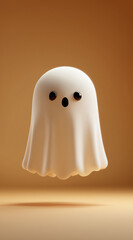 3d cute ghost