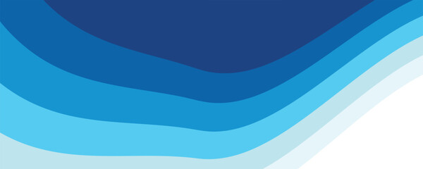 Sea waves layered vector background illustration and sea beach vector illustration.