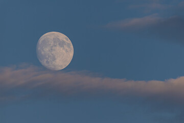 Photographing big waves, birds flying at sea, and the almost full moon!